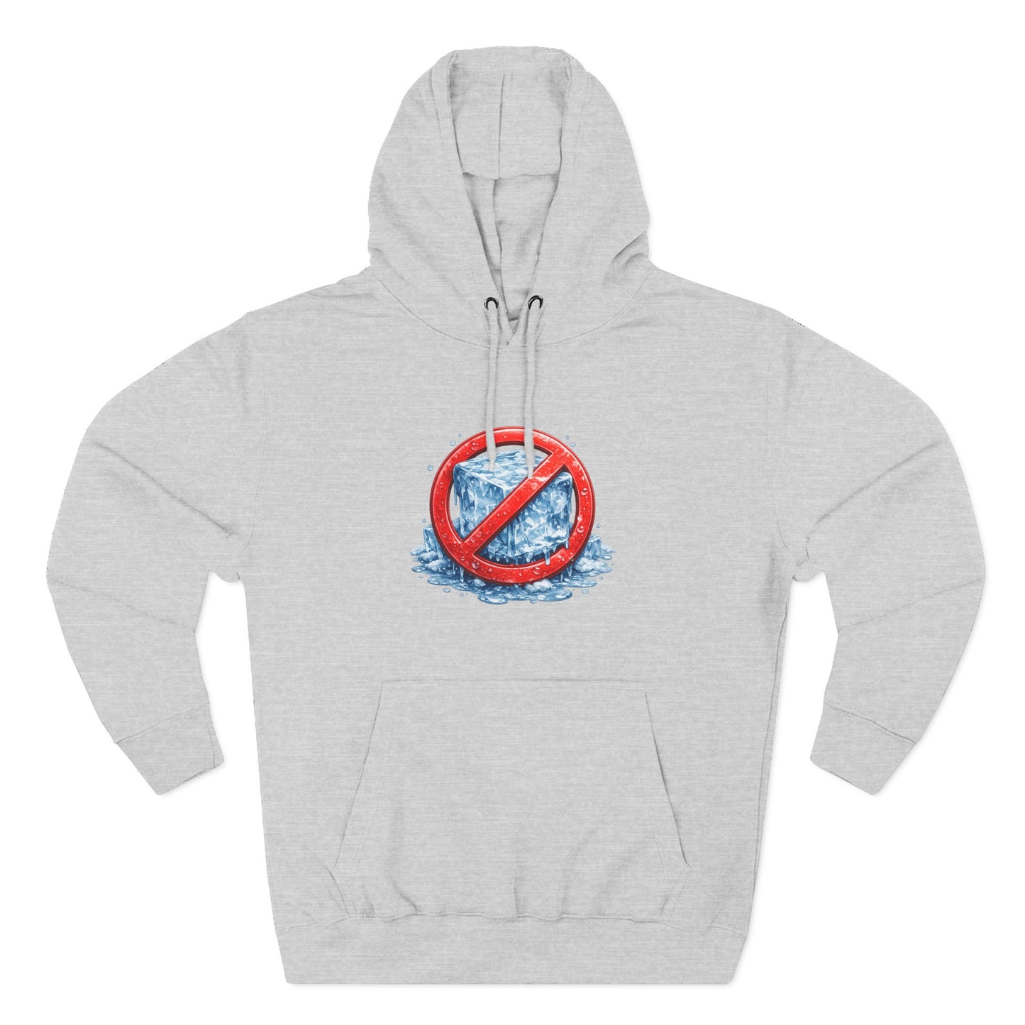 No ICE Hoodie — Anti-Ice Graphic Fleece Pullover