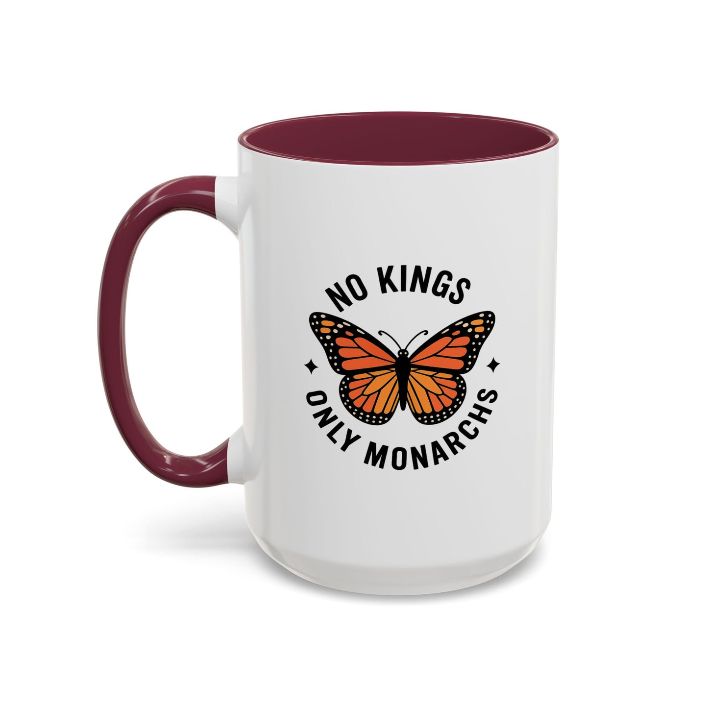 No Kings Only Monarchs Coffee Mug | Unique Gift for Nature Lovers, Personalized Mug for Home or Office, Eco-Friendly Drinkware, Perfect [...]