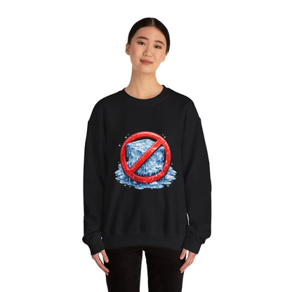 No ICE Crewneck Sweatshirt – Anti-Ice Graphic Pullover