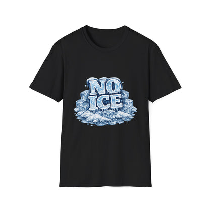 No ICE Graphic T-Shirt — Icy Block Letter Tee