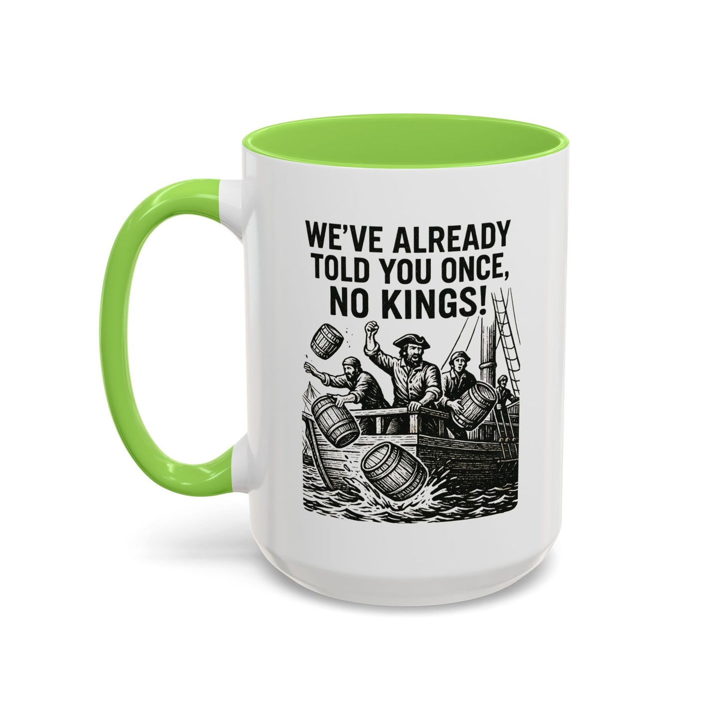 No Kings Colorful Coffee Mug 11oz 15oz