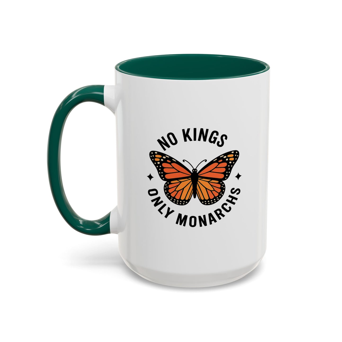 No Kings Only Monarchs Coffee Mug | Unique Gift for Nature Lovers, Personalized Mug for Home or Office, Eco-Friendly Drinkware, Perfect [...]