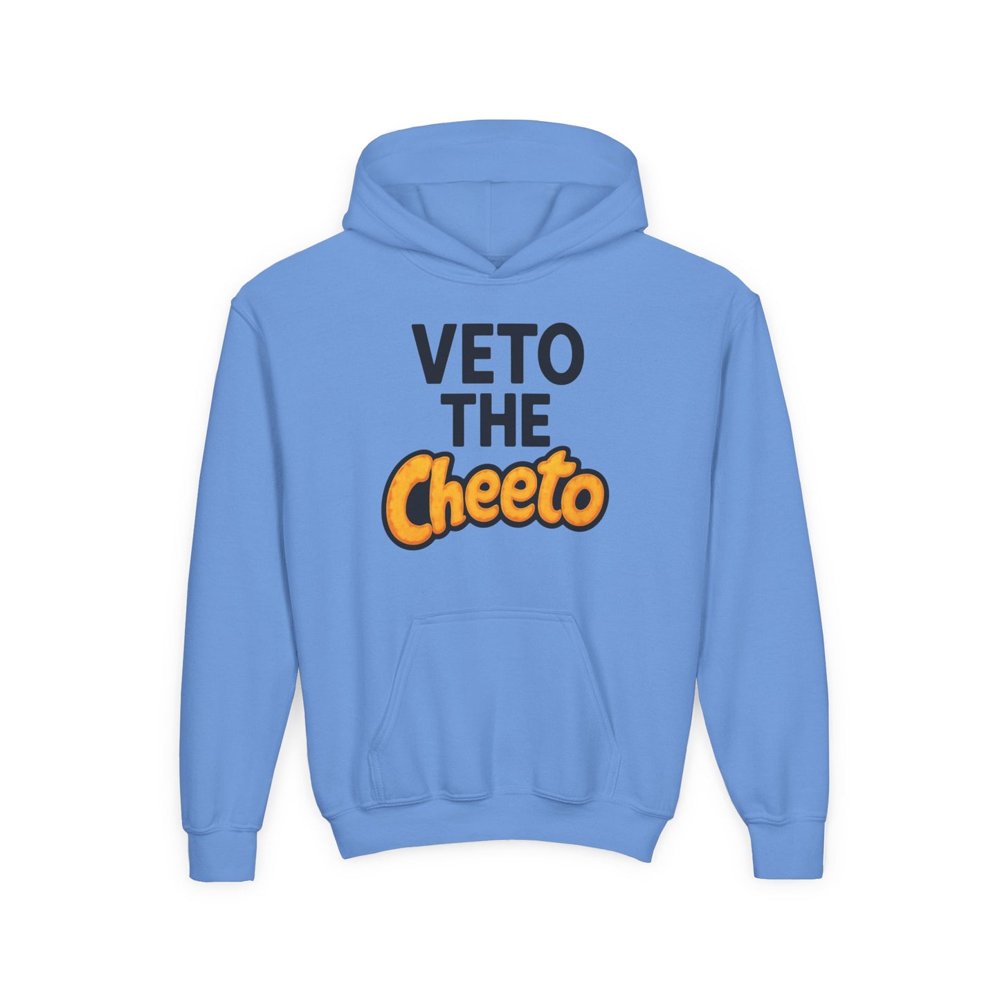 Veto the Cheeto Youth Hoodie – Tiny but Defiant