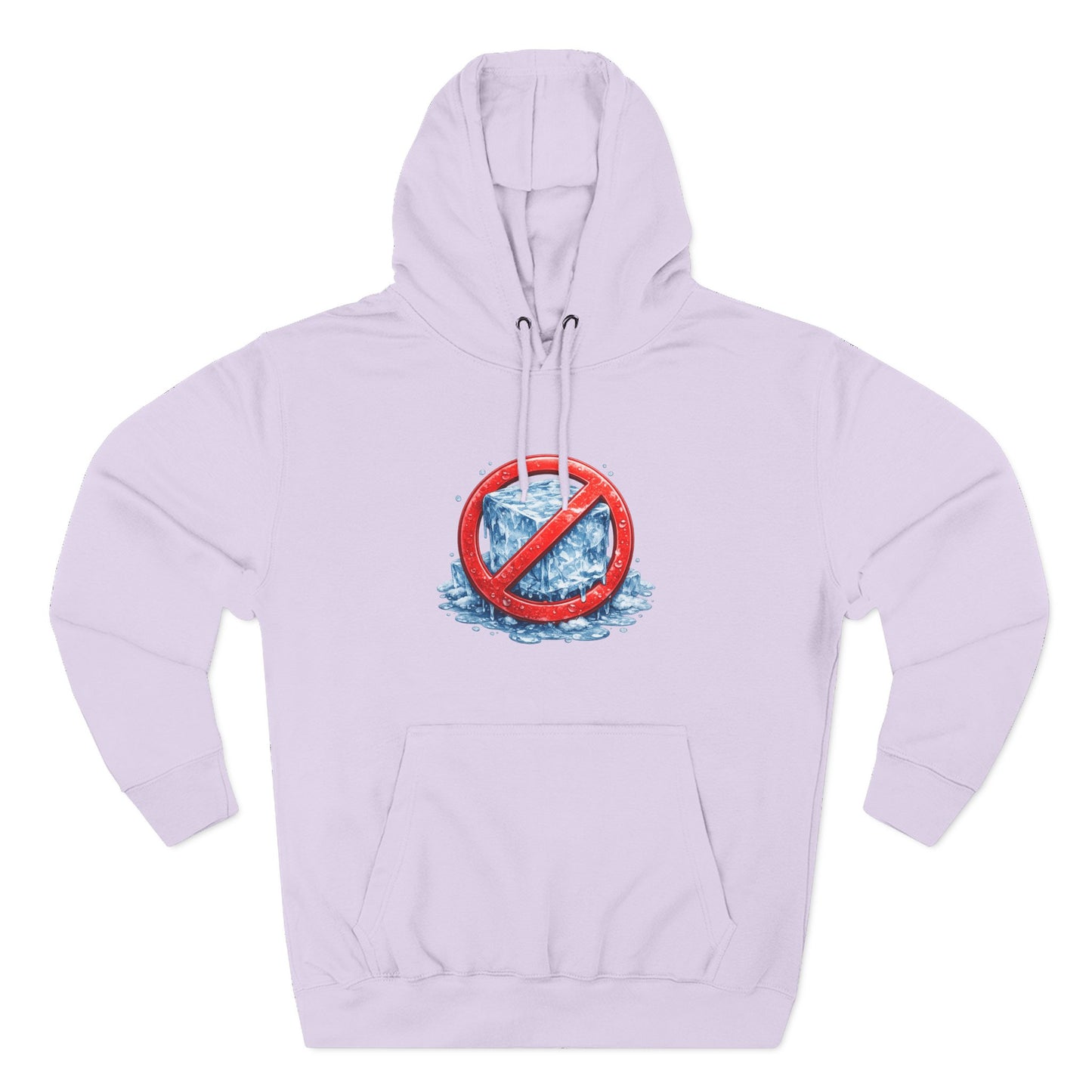 No ICE Hoodie — Anti-Ice Graphic Fleece Pullover