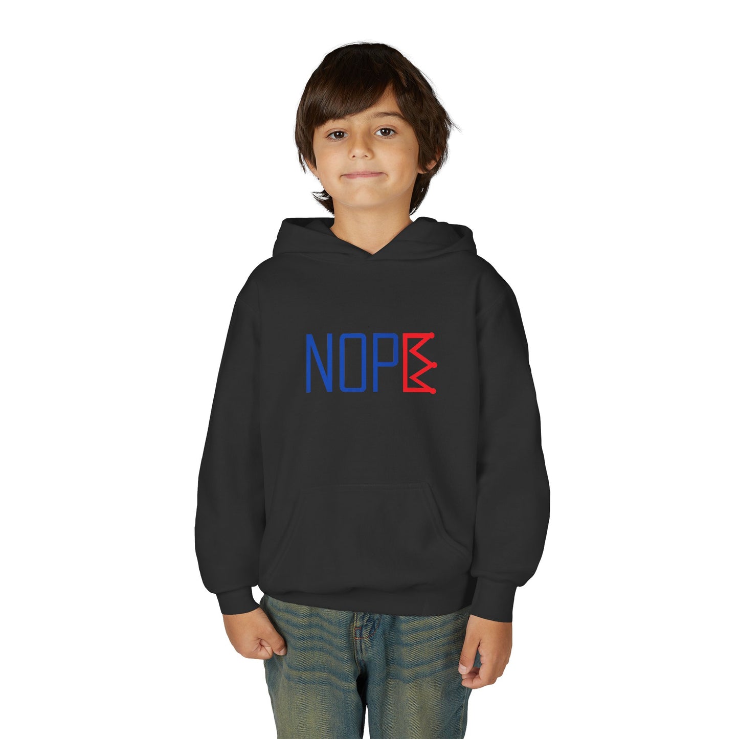 NOPE Crown Youth Hoodie – Born to Question