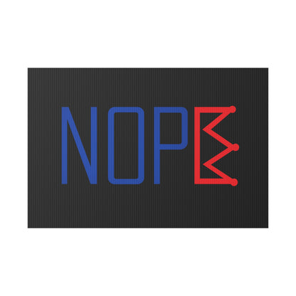 Black NOPE Crown Yard Sign – Defy the Throne