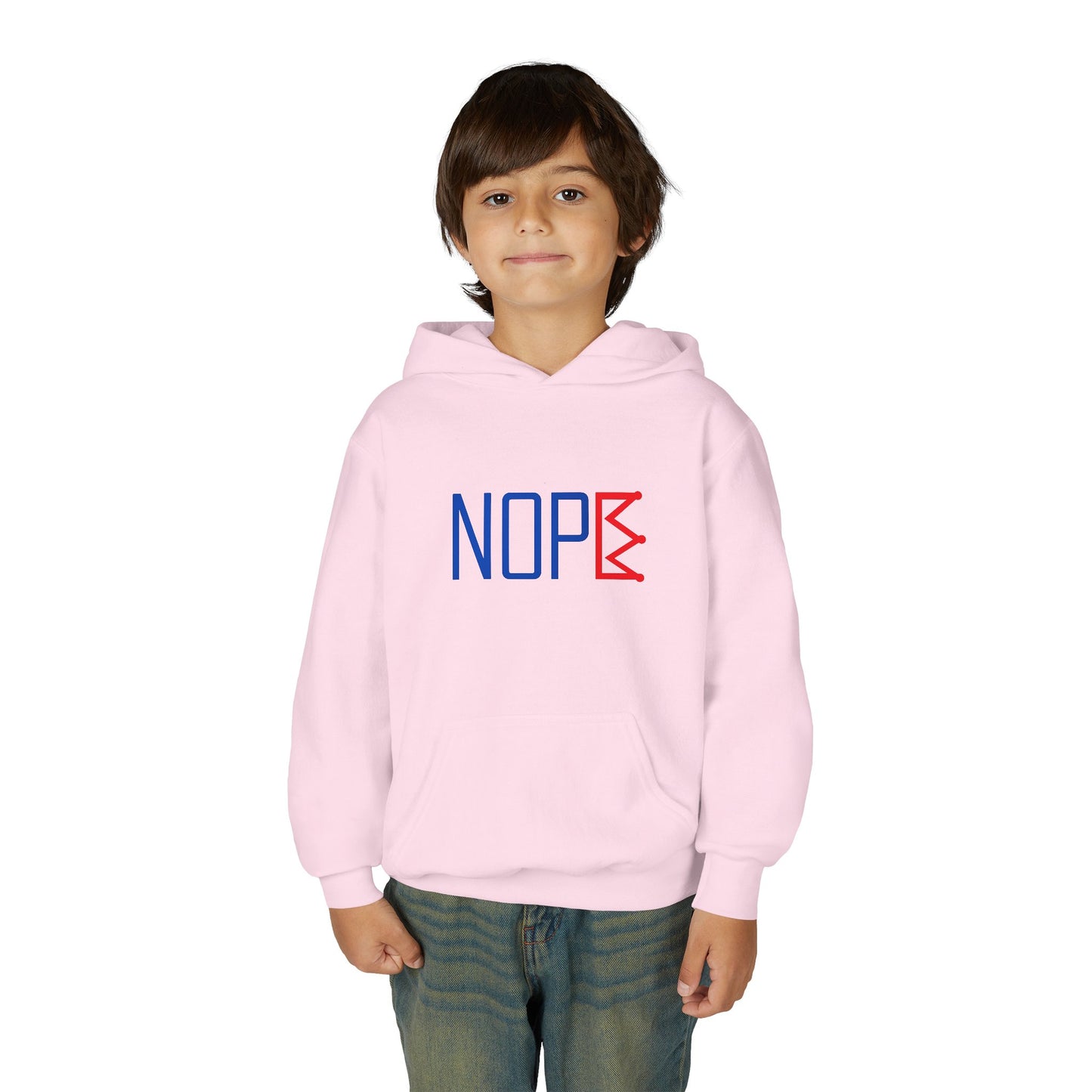NOPE Crown Youth Hoodie – Born to Question