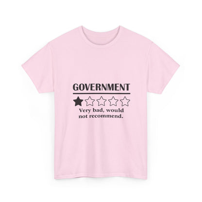 Government 1 of 5 Stars Would Not Recommend