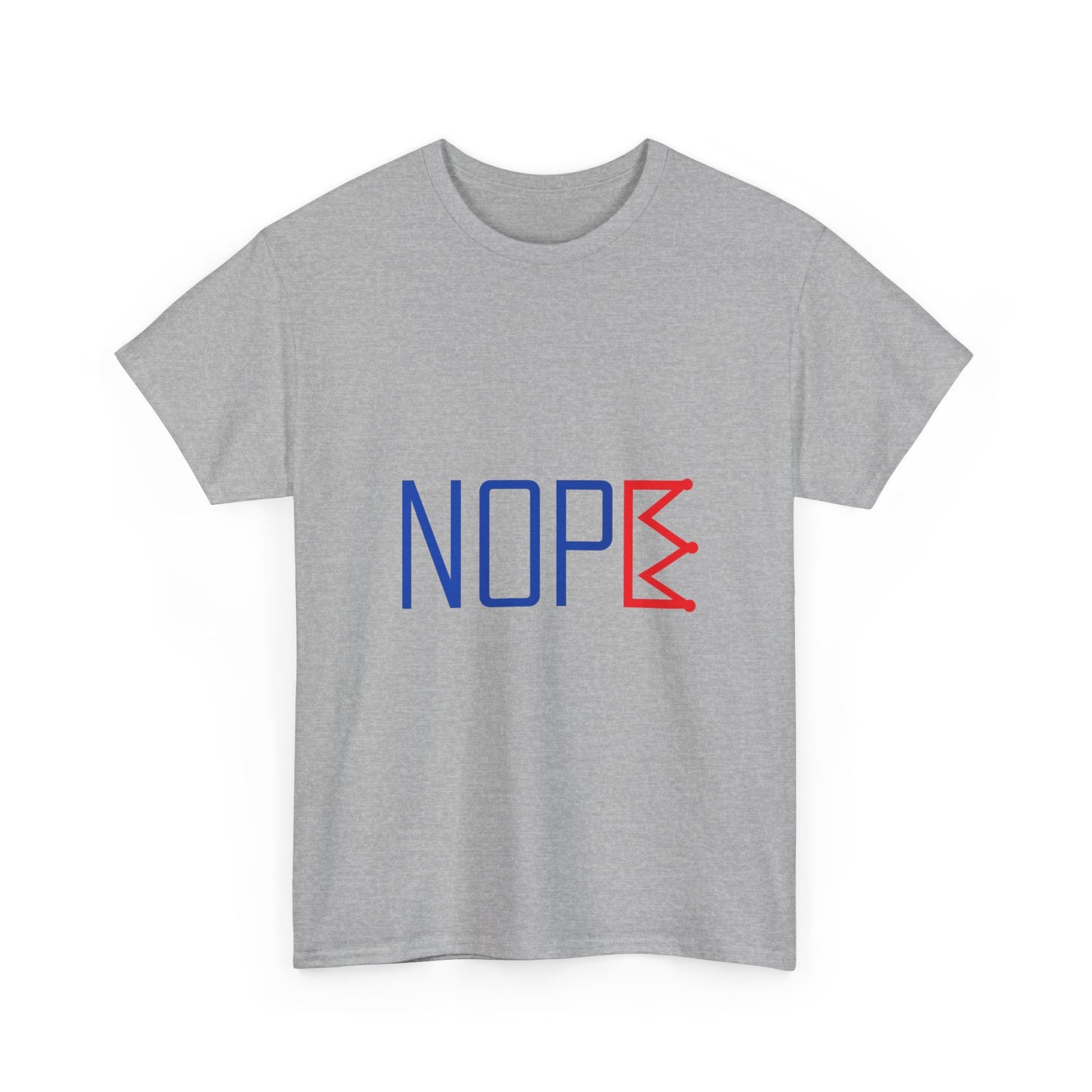 NOPE Crown Tee – Reject the Throne