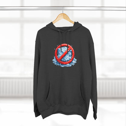 No ICE Hoodie — Anti-Ice Graphic Fleece Pullover