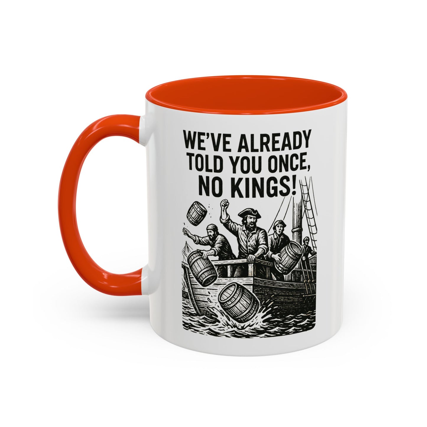 No Kings Colorful Coffee Mug 11oz 15oz