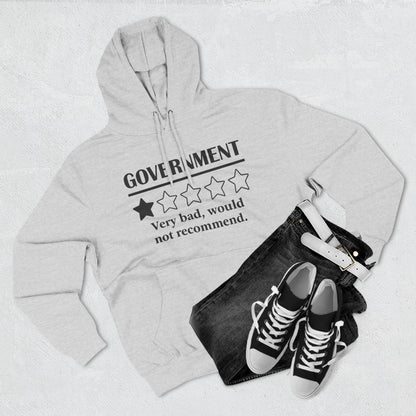 Fleece Hoodie with 1/5 Stars Would Not Recommend Design