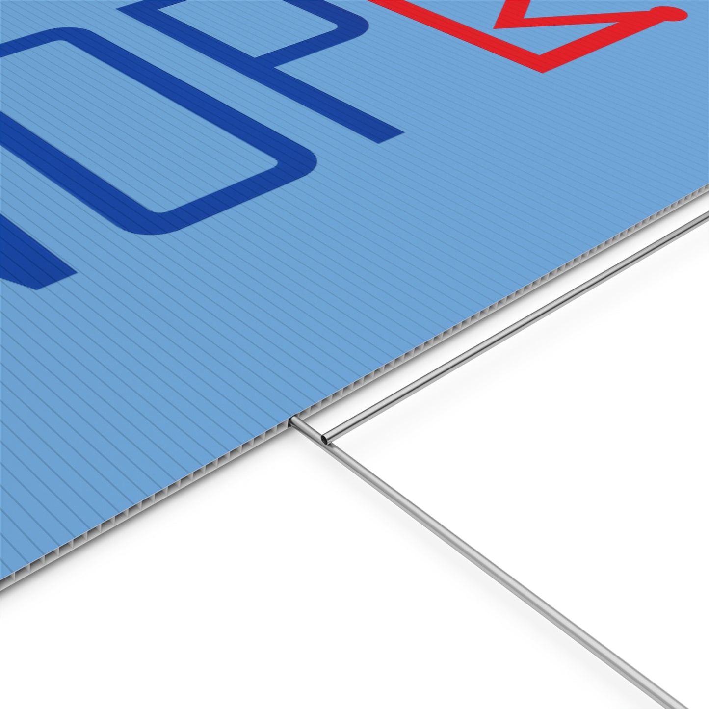 Light Blue NOPE Crown Yard Sign – Defy the Throne