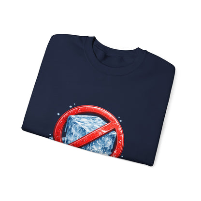 No ICE Crewneck Sweatshirt – Anti-Ice Graphic Pullover