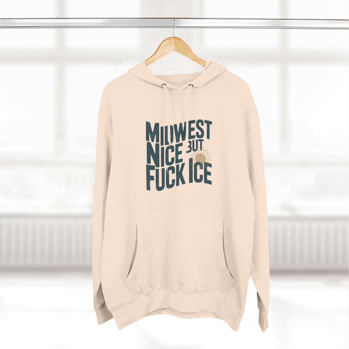 Midwest Nice But Fuck Ice Hoodie