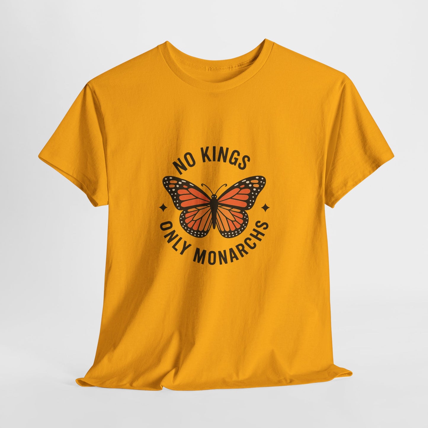 No Kings Only Monarchs Shirt, Casual Wear, Gift for Nature Lovers, Fun Tee, Eco-Friendly Apparel