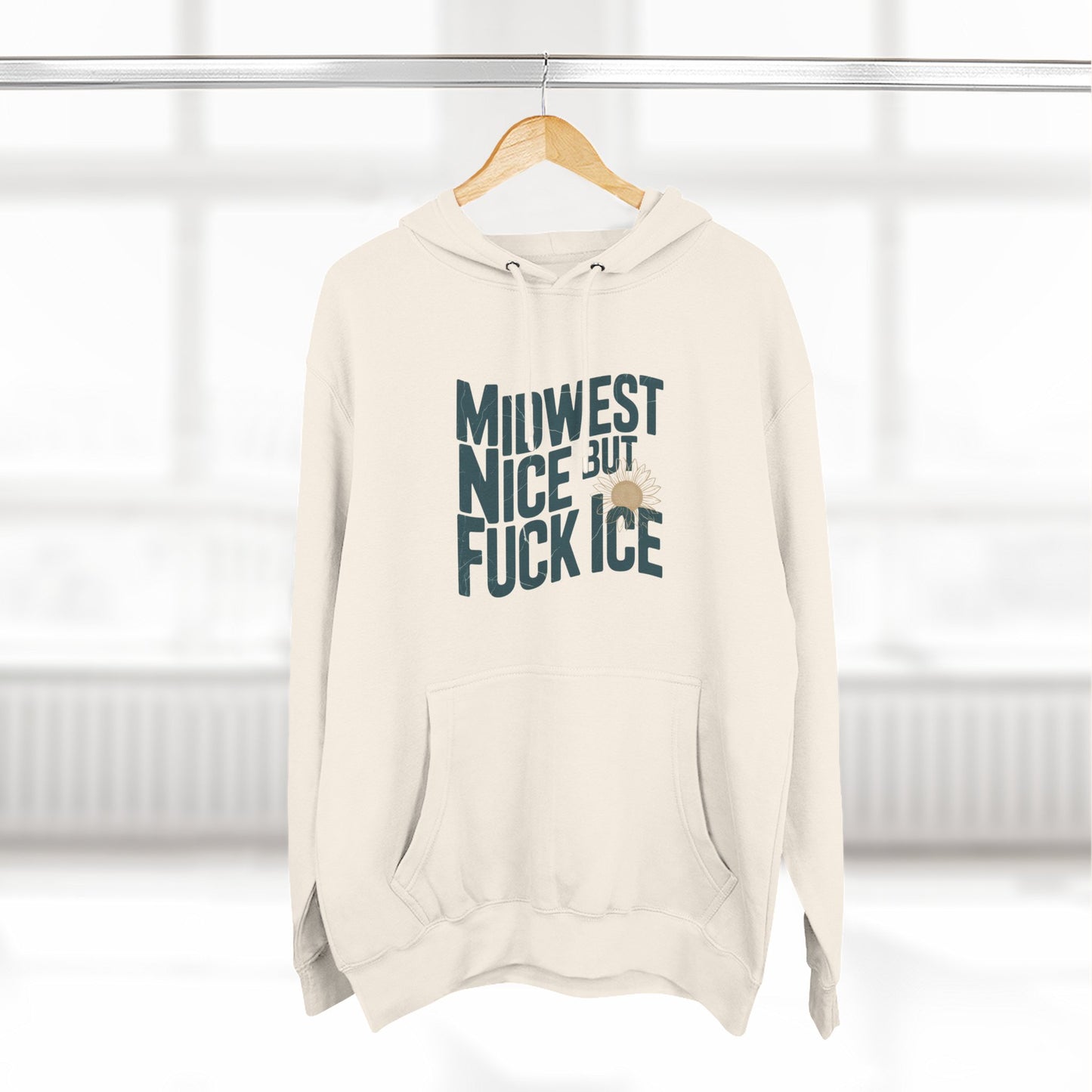 Midwest Nice But Fuck Ice Hoodie