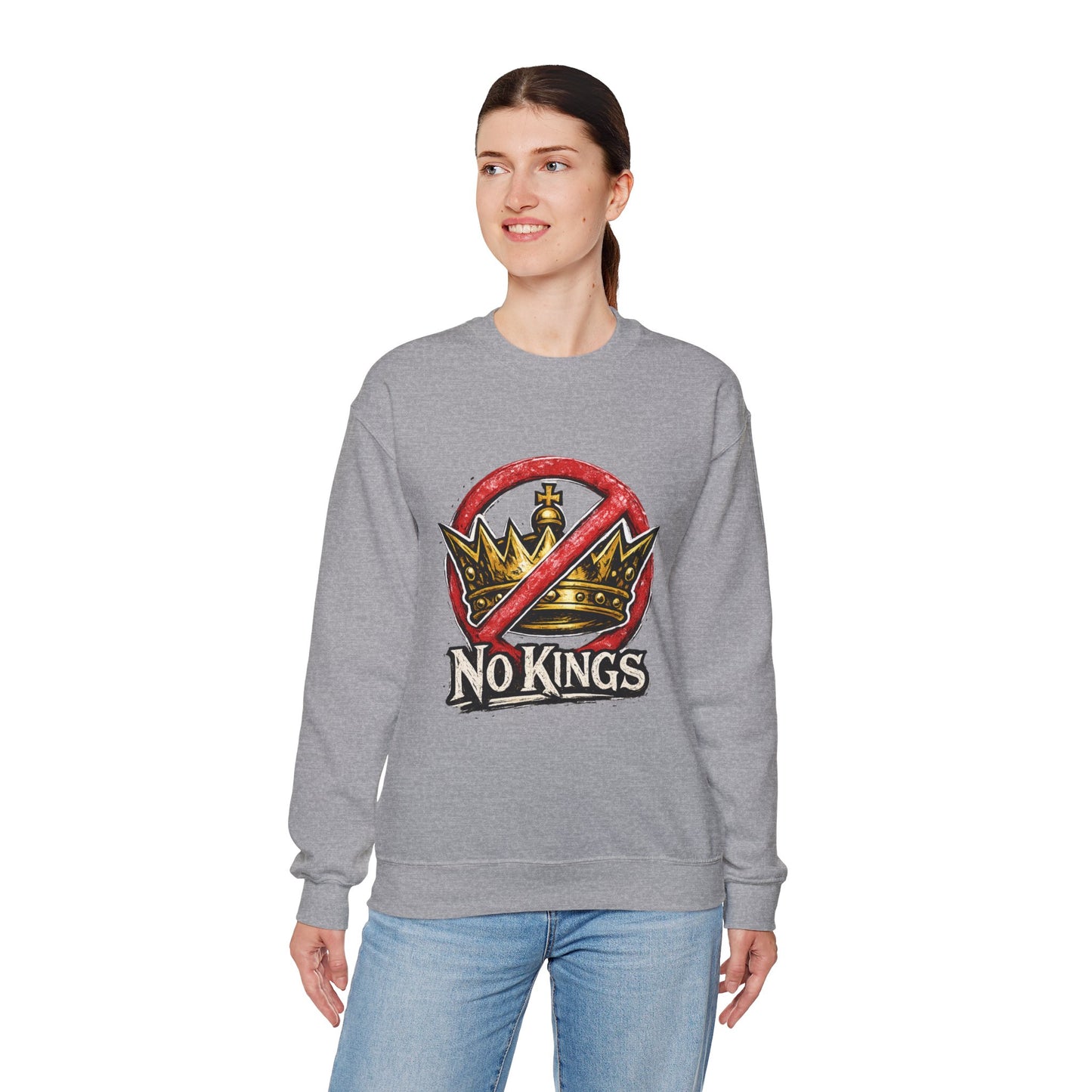No Kings Sweater – Democracy Over Monarchy