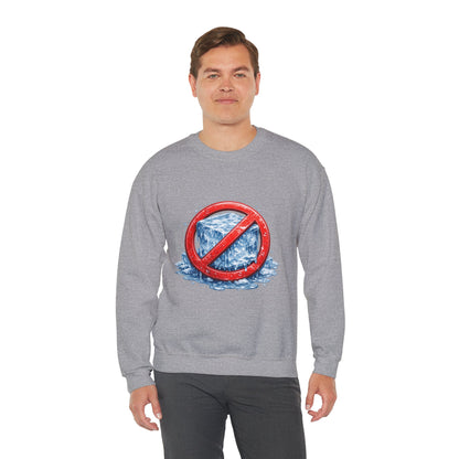 No ICE Crewneck Sweatshirt – Anti-Ice Graphic Pullover