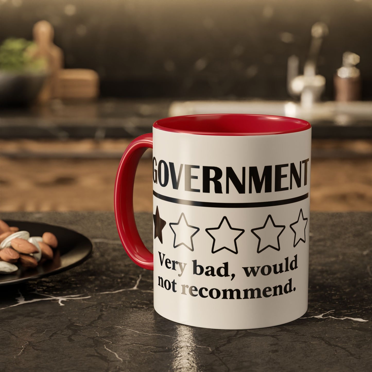Mug - 1/5 Stars Would Not Recommend Coffee Mug - Funny Novelty Gift
