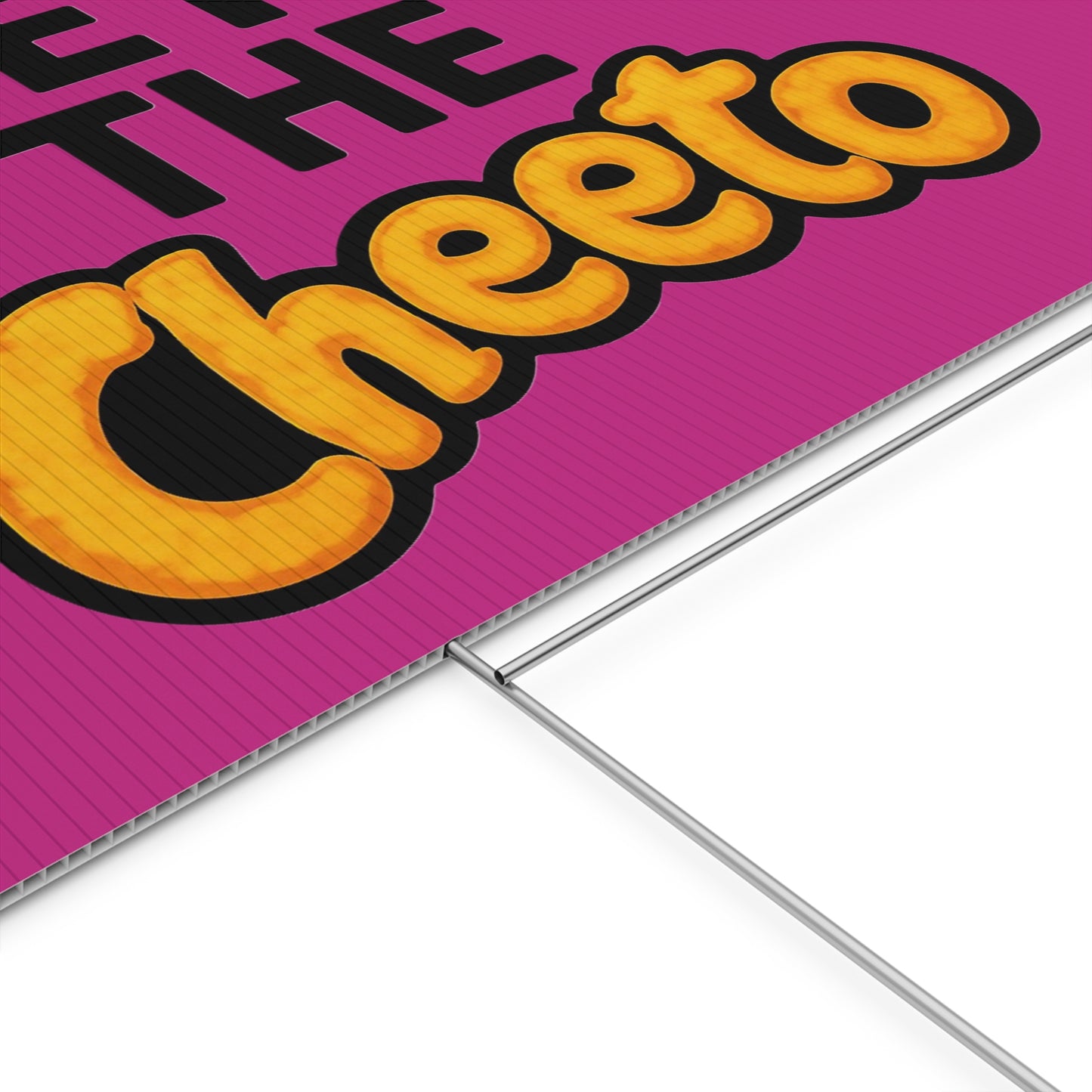 Pink Veto the Cheeto Yard Sign