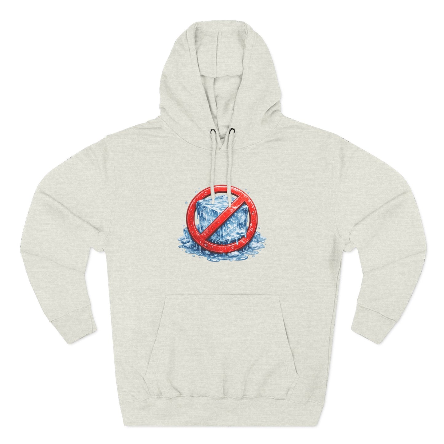 No ICE Hoodie — Anti-Ice Graphic Fleece Pullover