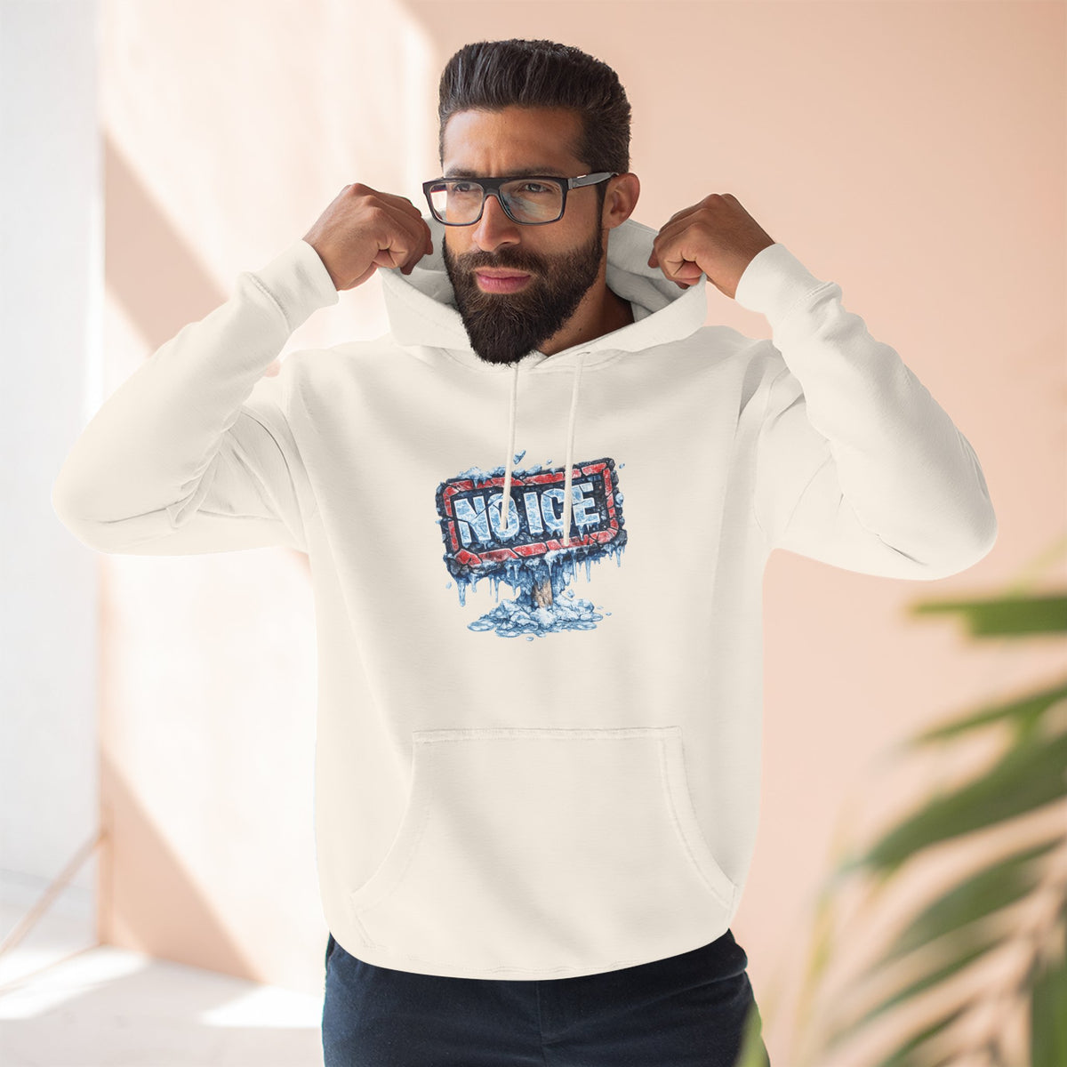 No ICE Graphic Hoodie - protest hoodie from No Kings Store
