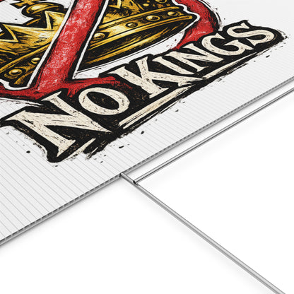 No Kings Yard Sign – Stand for Democracy