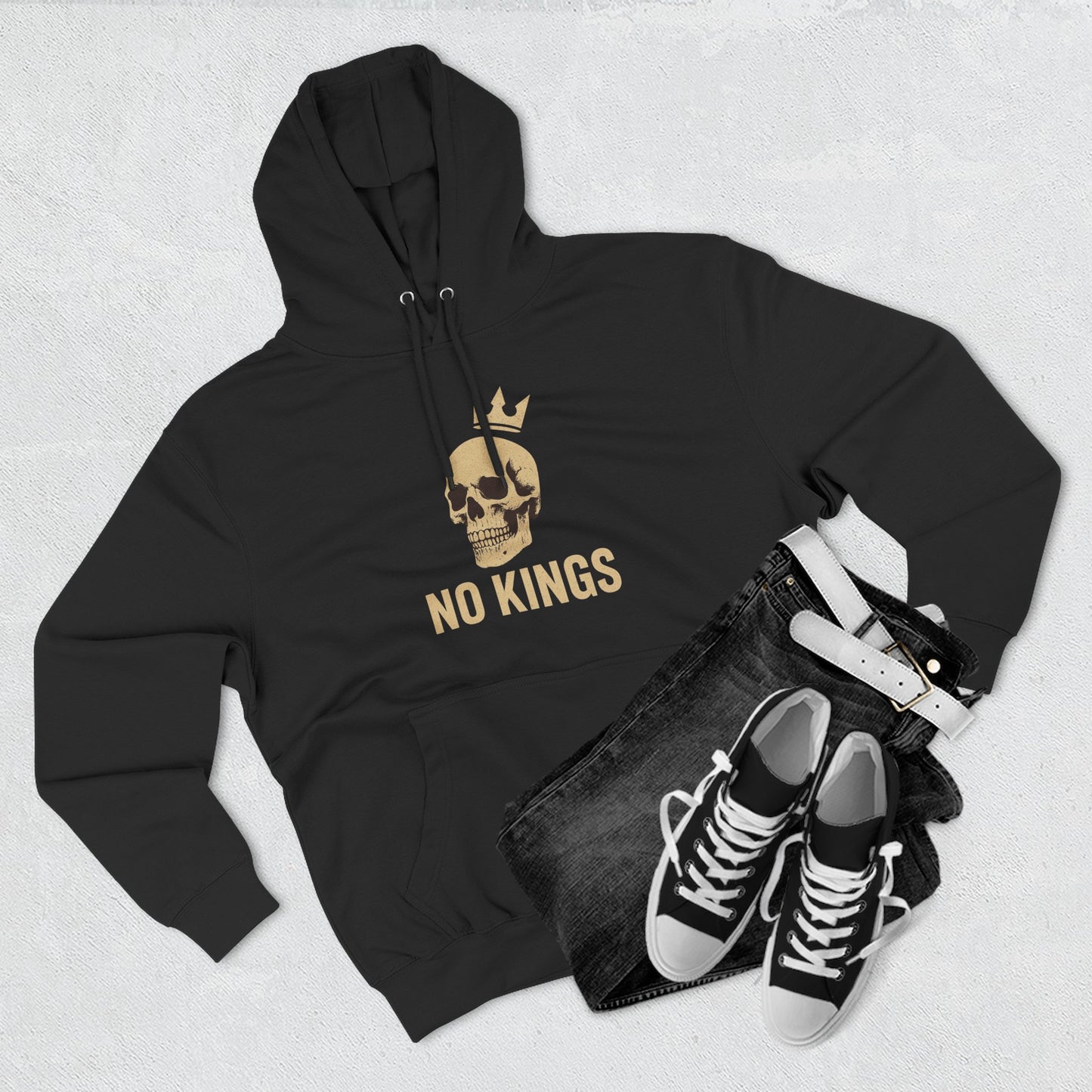 Protest Fleece Hoodie - No Kings