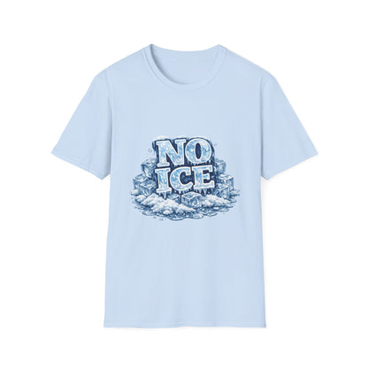 No ICE Graphic T-Shirt — Icy Block Letter Tee