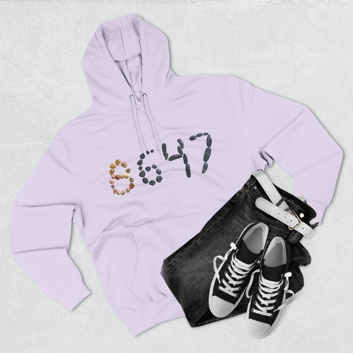 8647 seashell hoodie