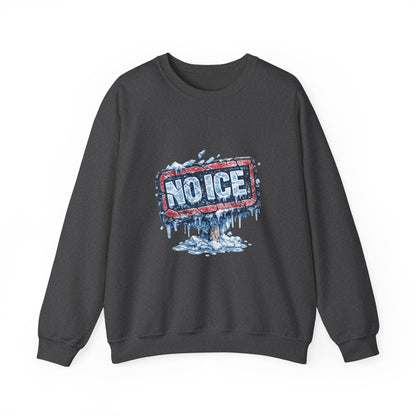 "NO ICE" Icy Graffiti Design Sweatshirt