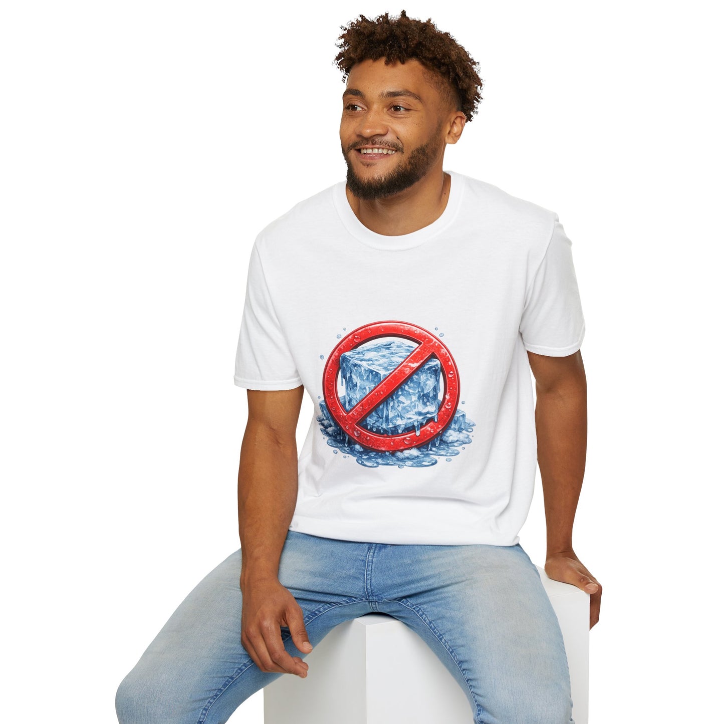 No ICE Graphic T-Shirt — Anti-Ice Climate Awareness Tee