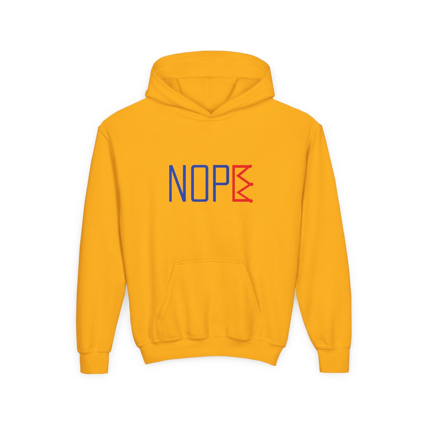NOPE Crown Youth Hoodie – Born to Question
