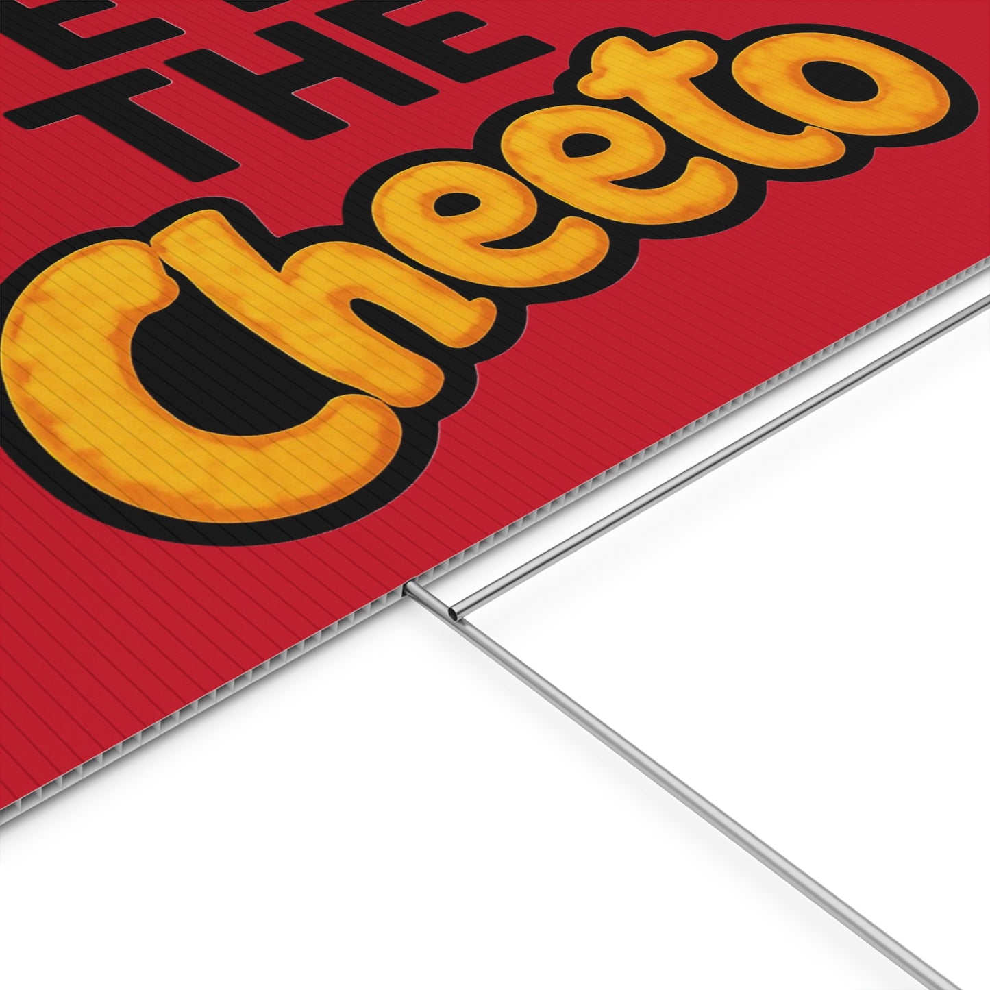 Red Veto the Cheeto Yard Sign