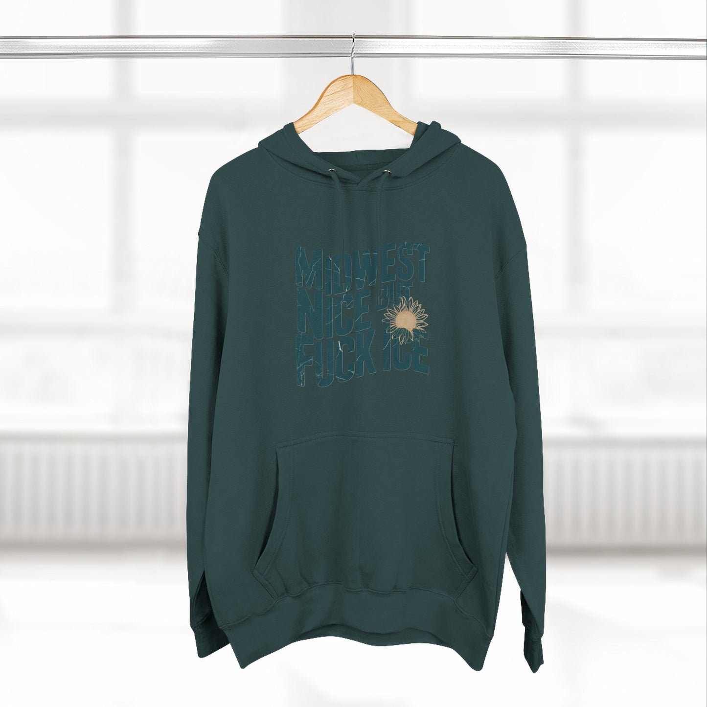 Midwest Nice But Fuck Ice Hoodie