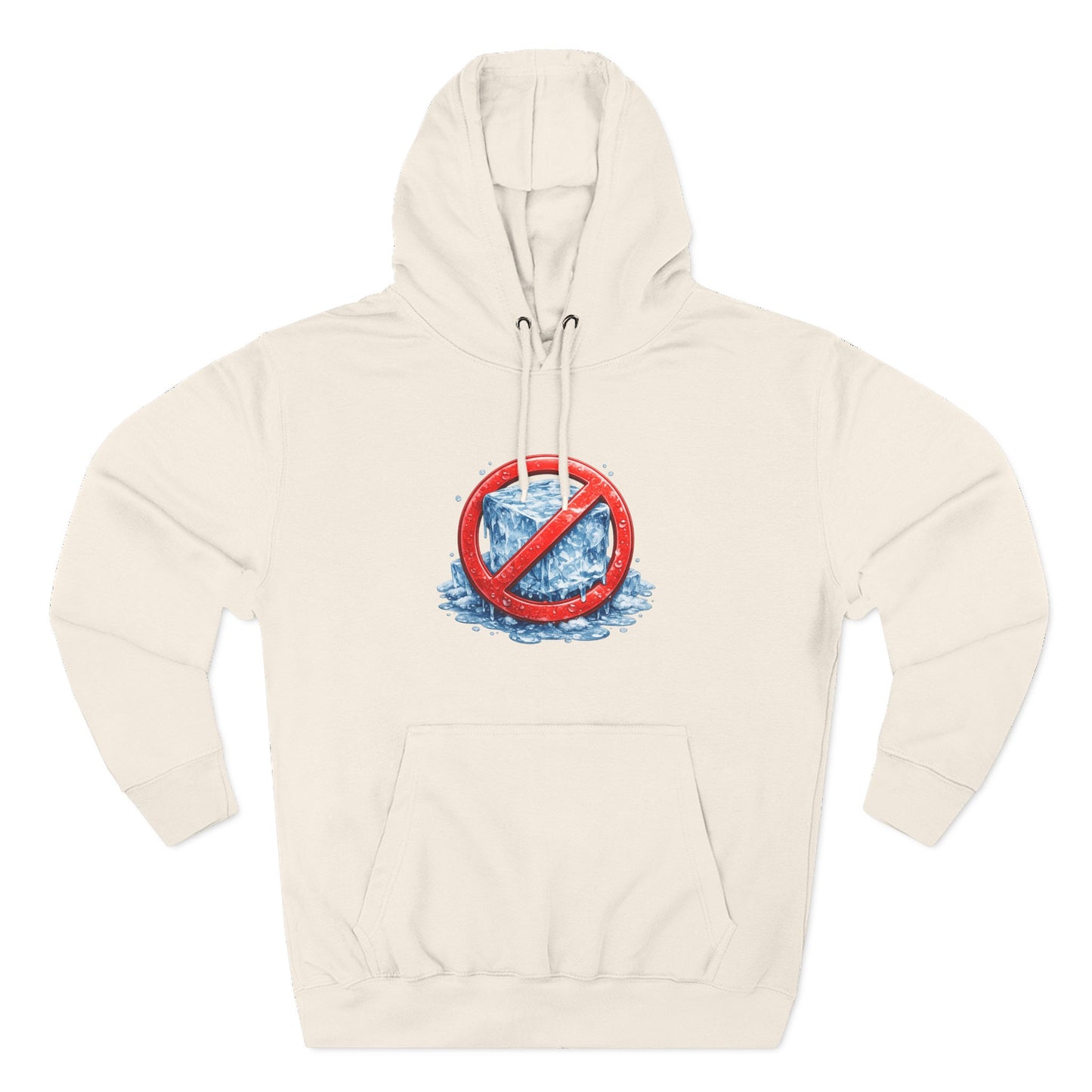 No ICE Hoodie — Anti-Ice Graphic Fleece Pullover