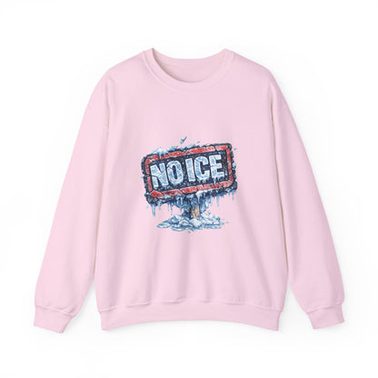 "NO ICE" Icy Graffiti Design Sweatshirt