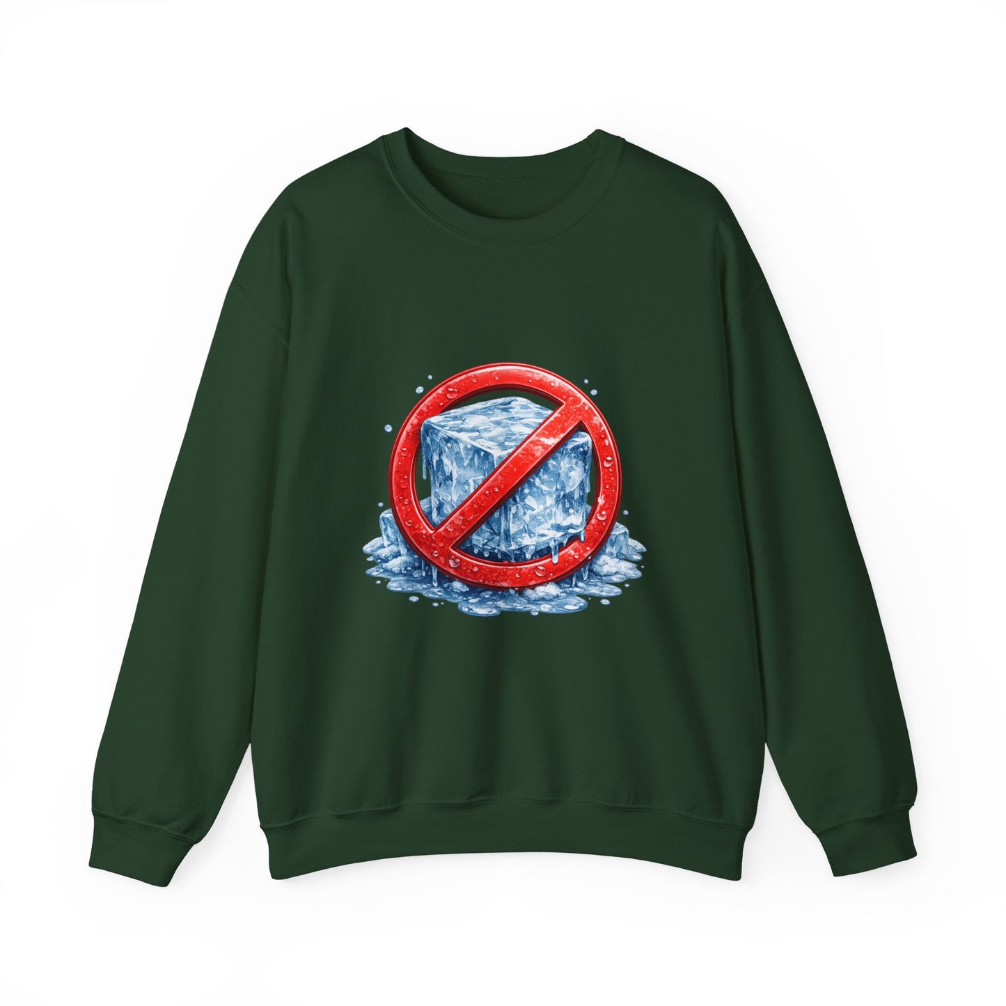 No ICE Crewneck Sweatshirt – Anti-Ice Graphic Pullover