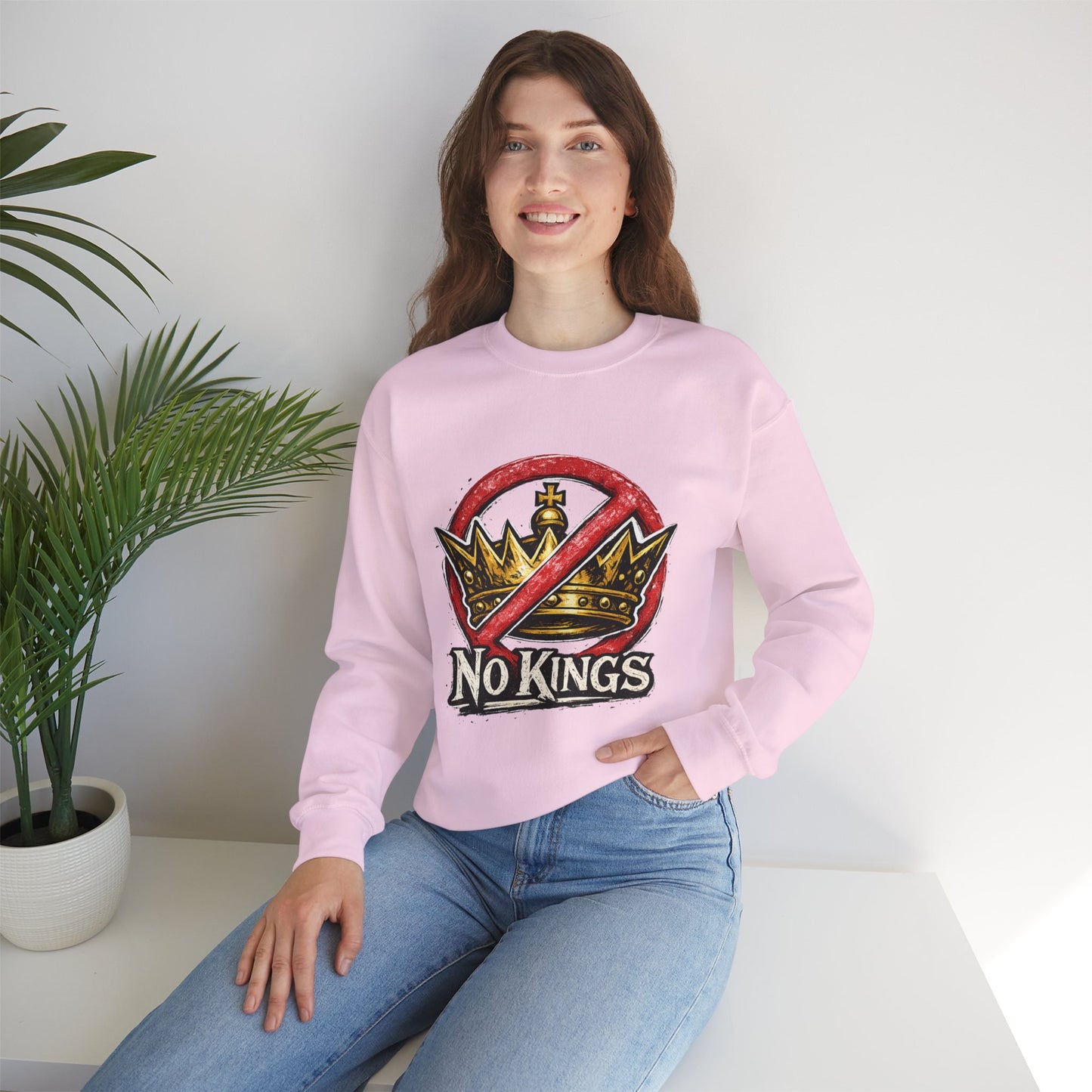 No Kings Sweater – Democracy Over Monarchy