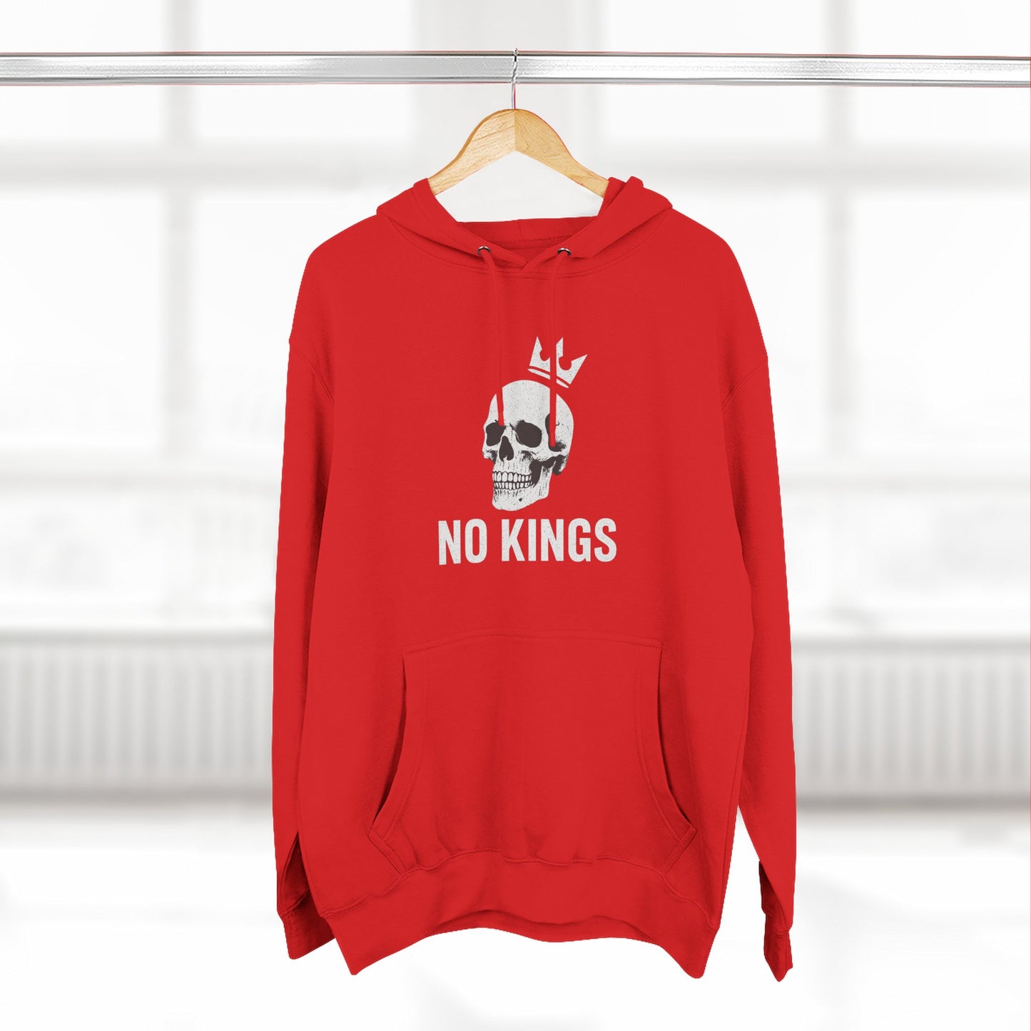 Fleece Hoodie - No Kings