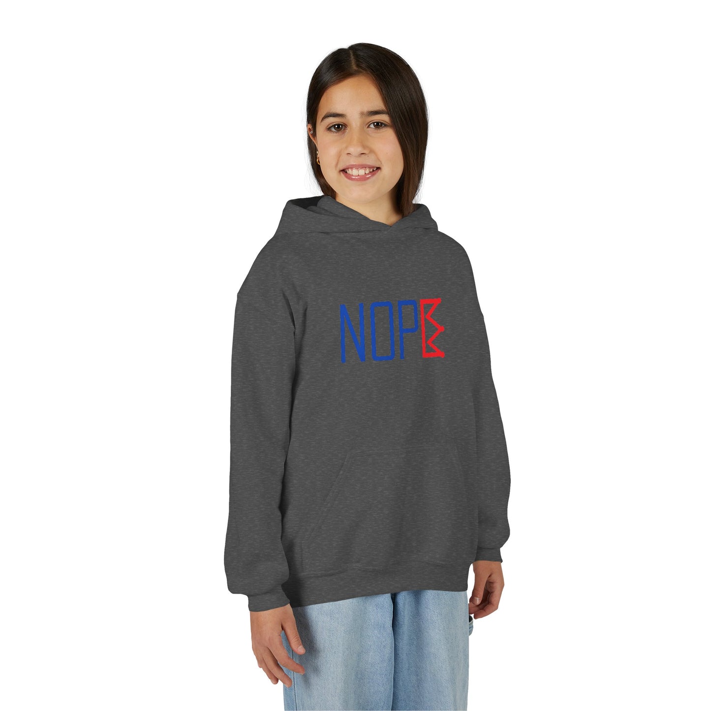NOPE Crown Youth Hoodie – Born to Question