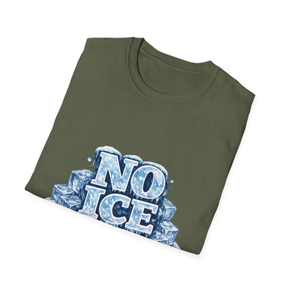 No ICE Graphic T-Shirt — Icy Block Letter Tee