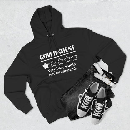 Fleece Hoodie with 1/5 Stars Would Not Recommend Design