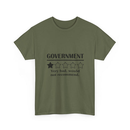Government 1 of 5 Stars Would Not Recommend