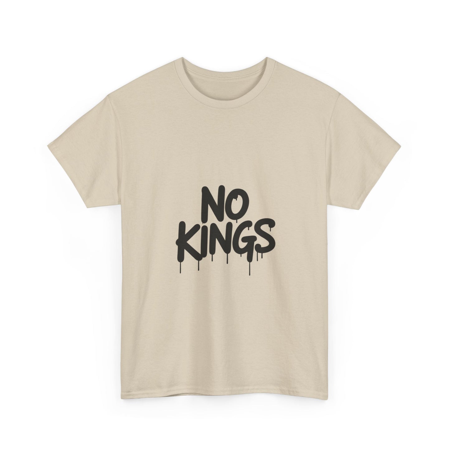 No Kings Spray Paint Protest Tee