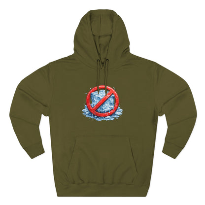 No ICE Hoodie — Anti-Ice Graphic Fleece Pullover