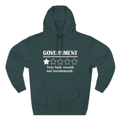 Fleece Hoodie with 1/5 Stars Would Not Recommend Design