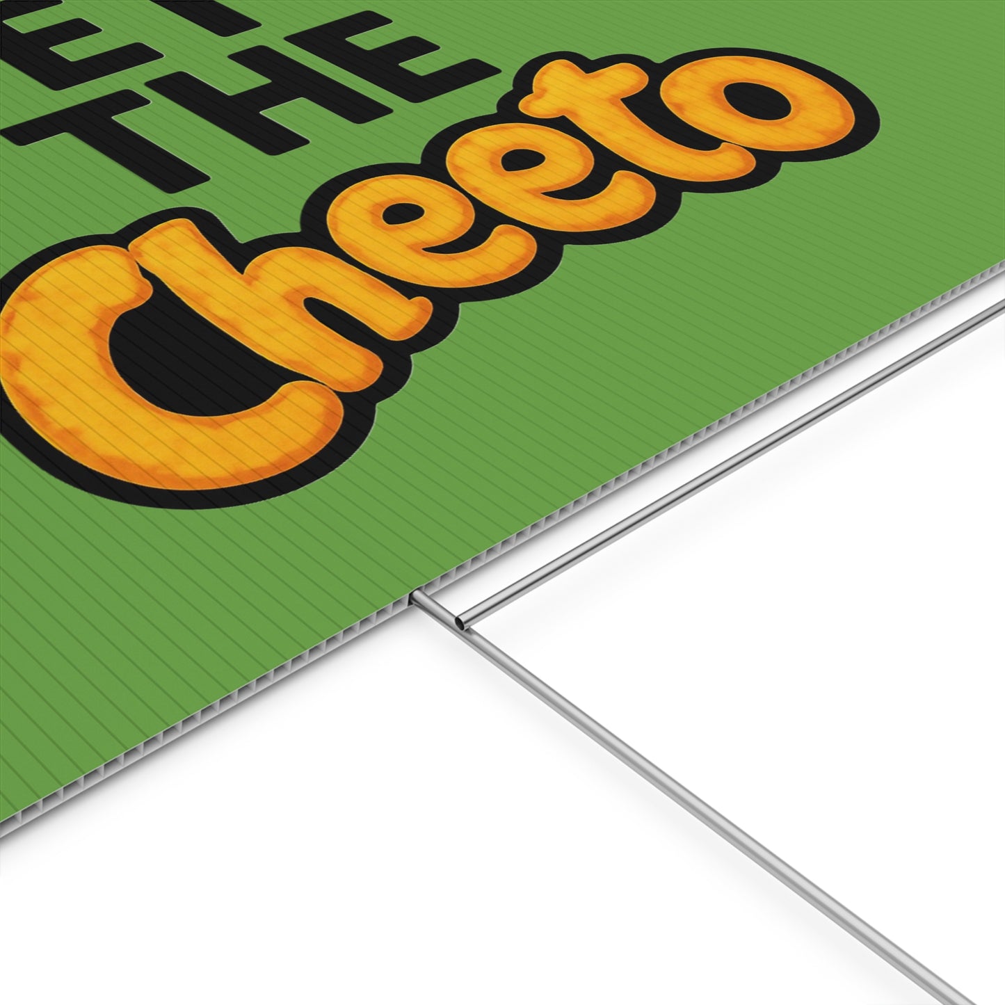 Green Veto the Cheeto Yard Sign