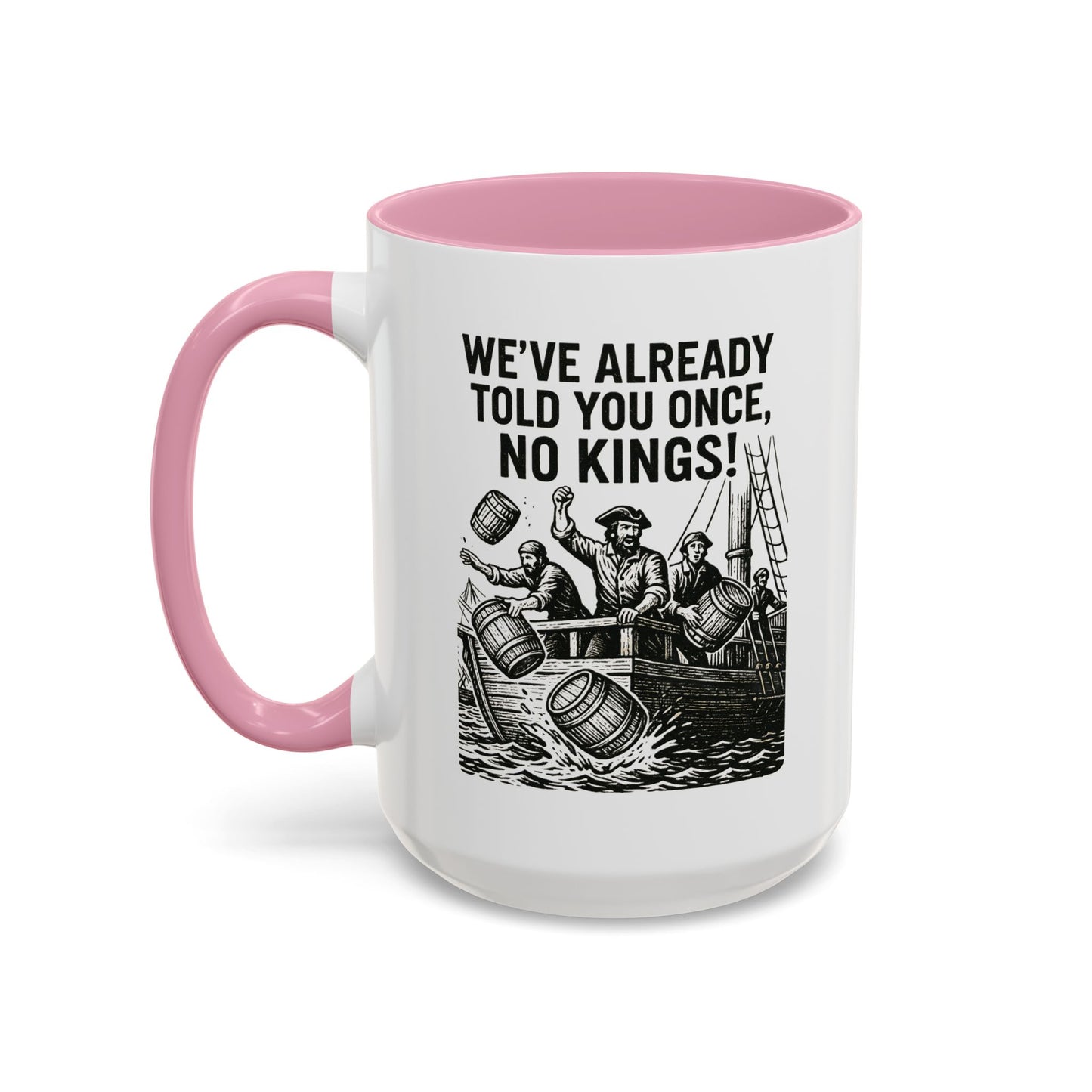 No Kings Colorful Coffee Mug 11oz 15oz